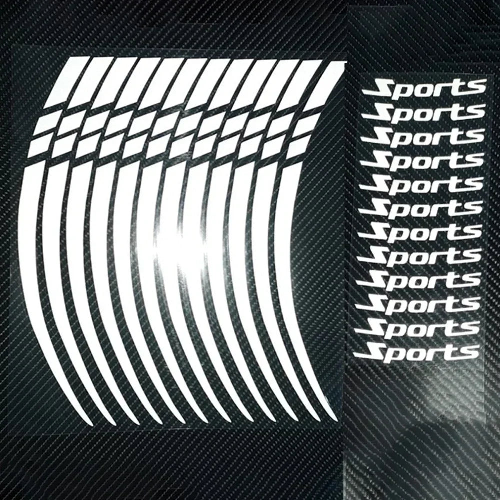 Wheel Rim Stripe Decal Tape – 18–21 Inch Reflective Sticker