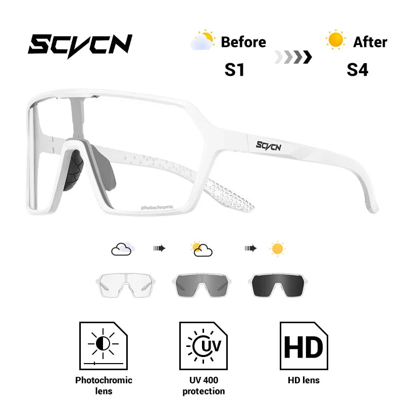 Ultra-Light Photochromic Sports Sunglasses