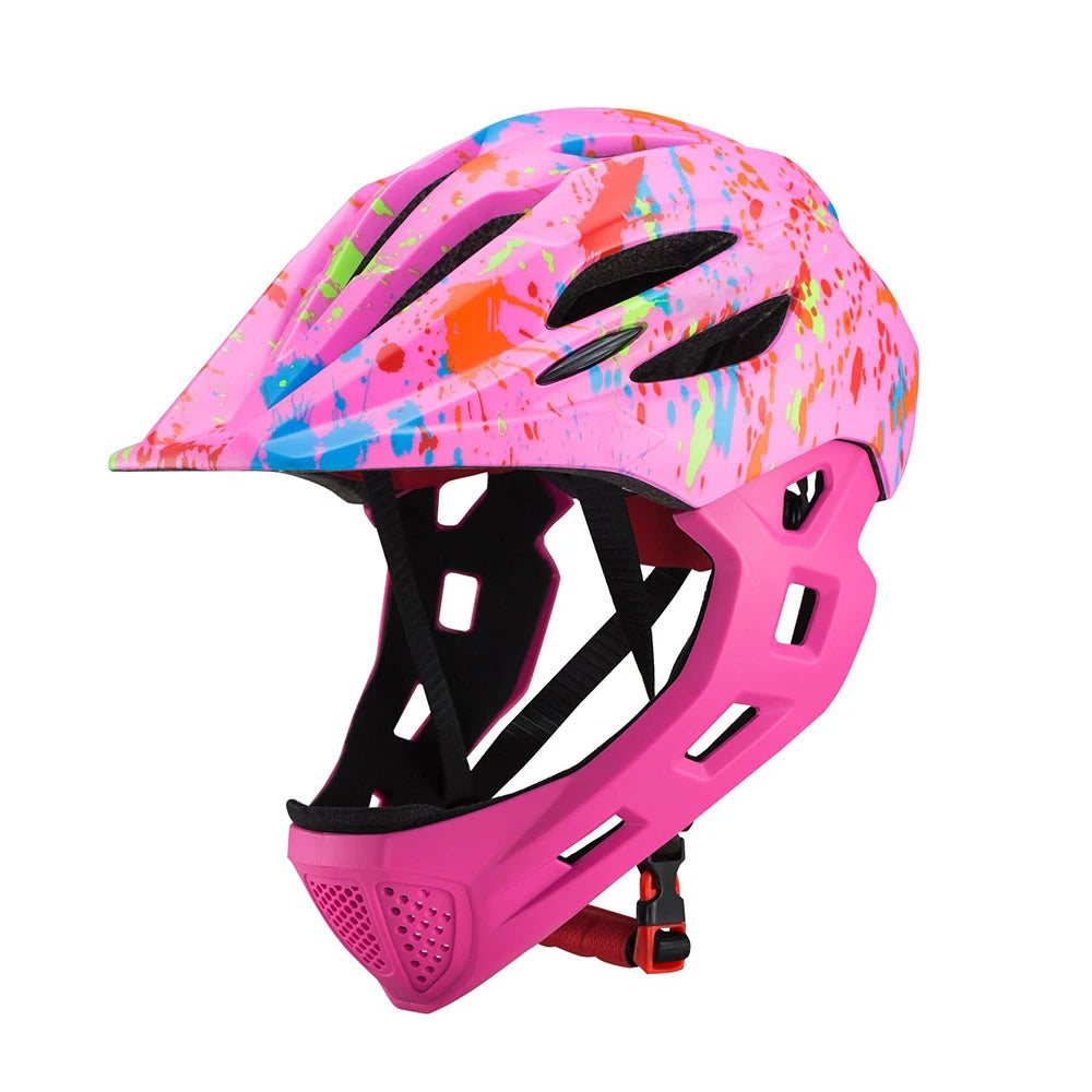 Kids' 2-in-1 Full Face/Open Helmet