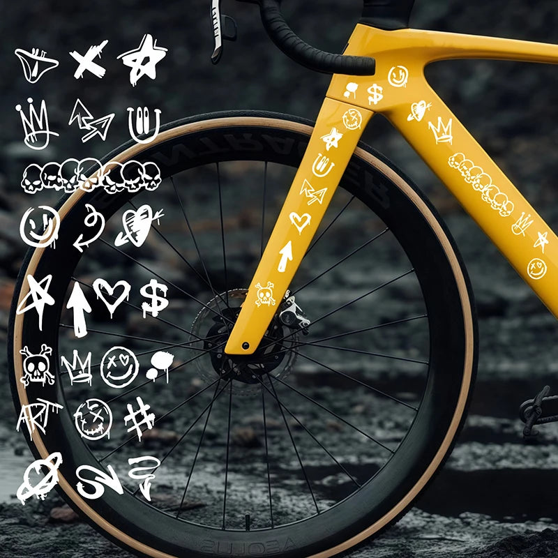 Vinilos para cuadro de bicicleta estilo graffiti