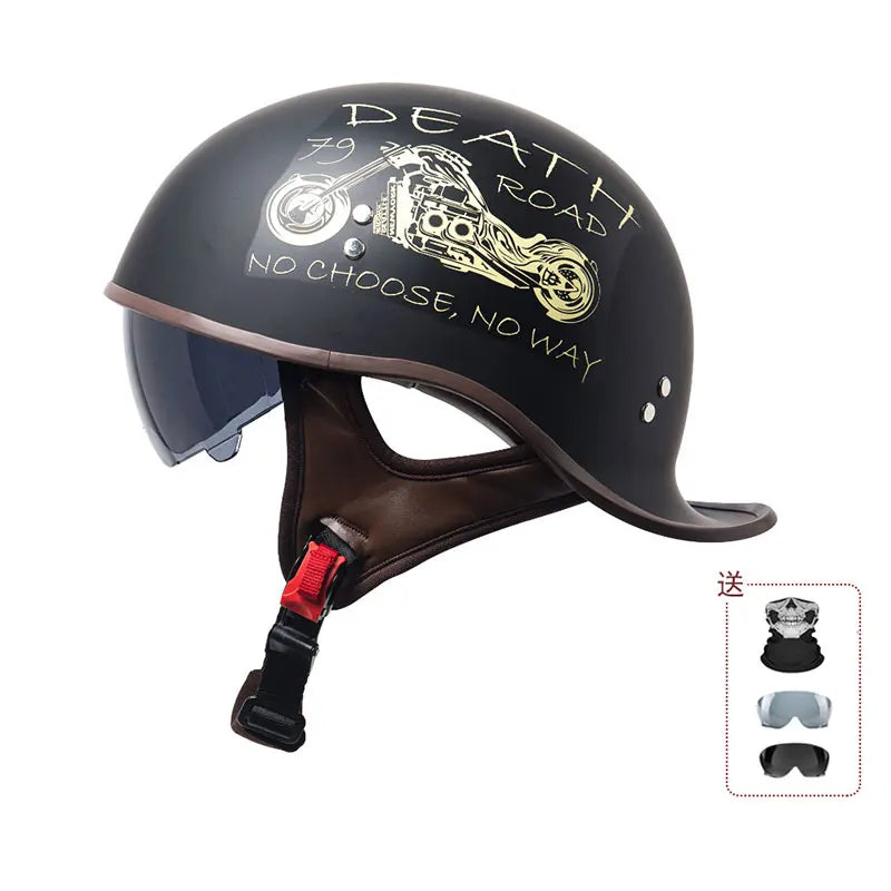 Retro Cruiser Half-Face Helmet