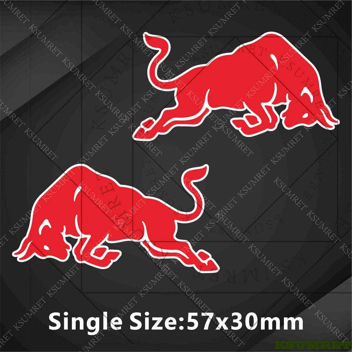 شحن شارات الثيران فينيل