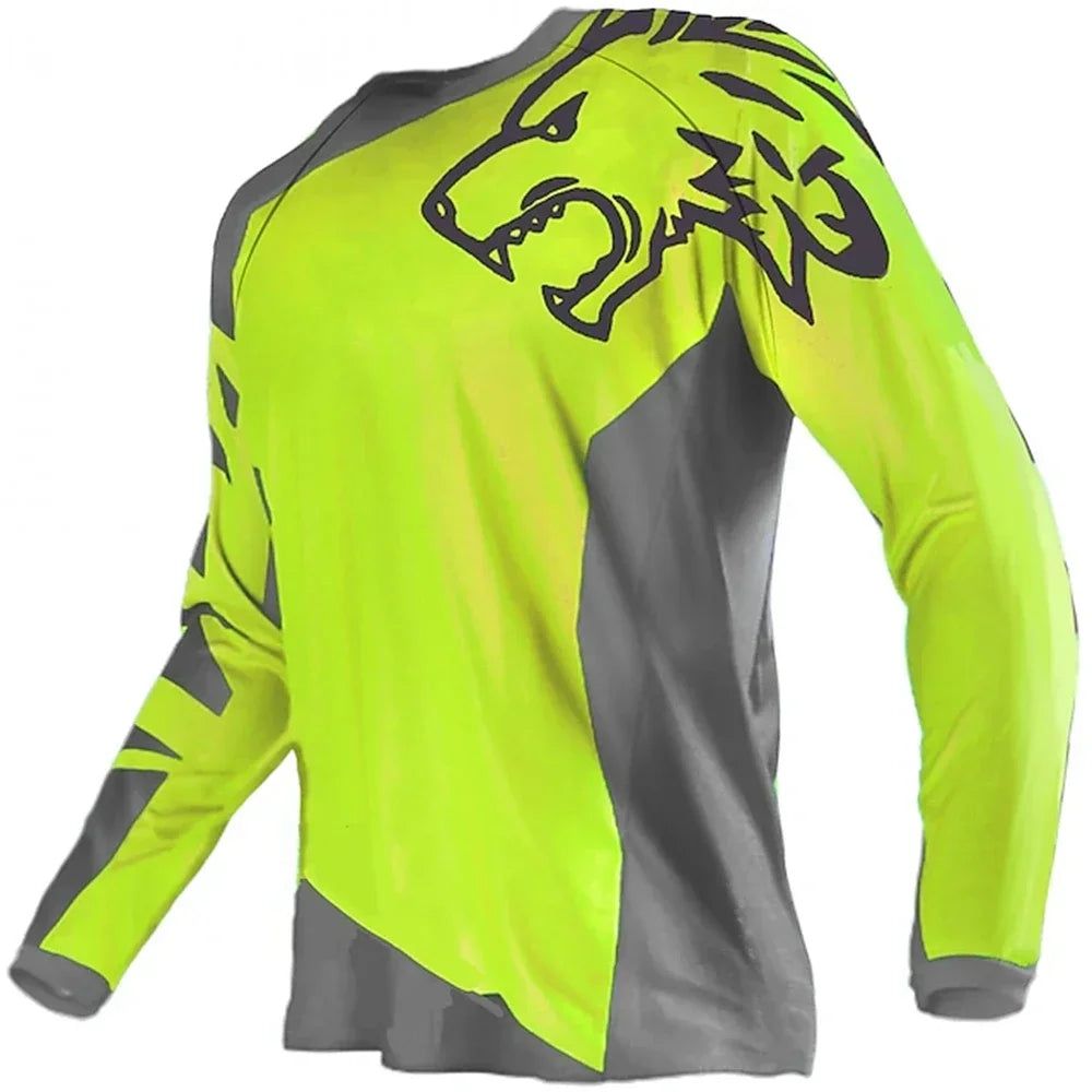 Men’s Downhill Long Sleeved Bicycle Jersey