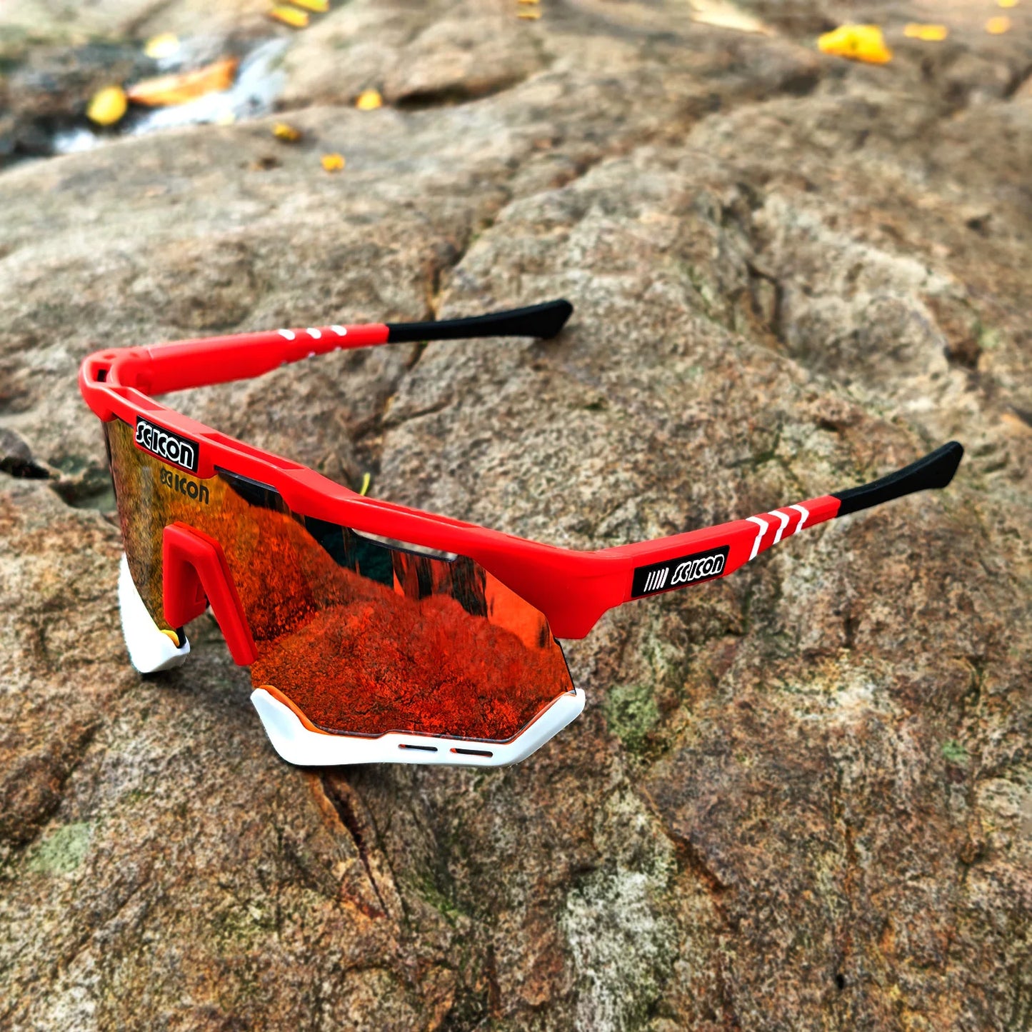 Aggressive Sport Shield Sunglasses