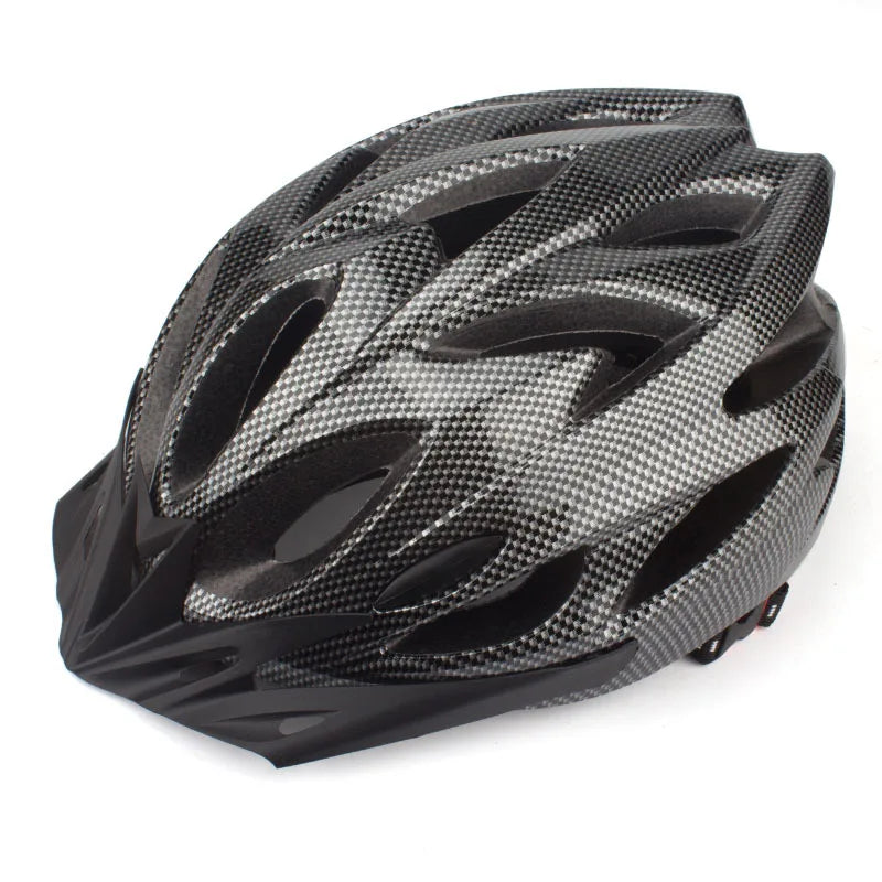 Carbon Fiber Texture Vented Cycling Helmet
