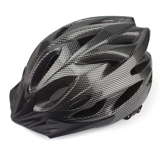 Carbon Fiber Texture Vented Cycling Helmet