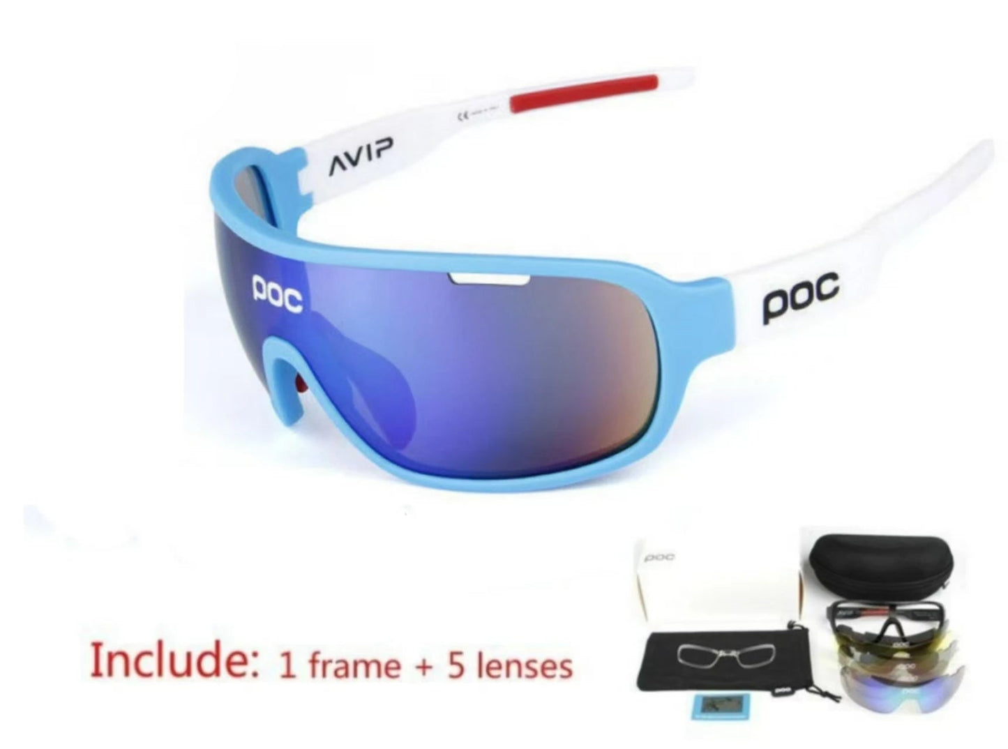 Cycling Sunglasses Set