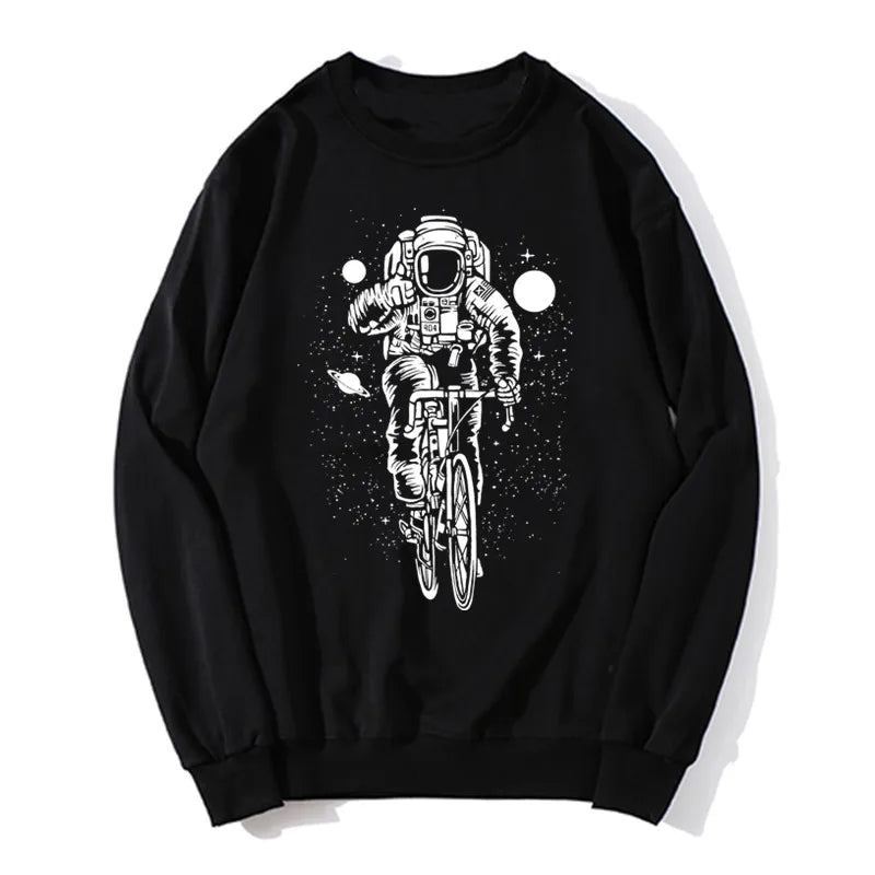 MTB Astronaut Cyclist Hoodie