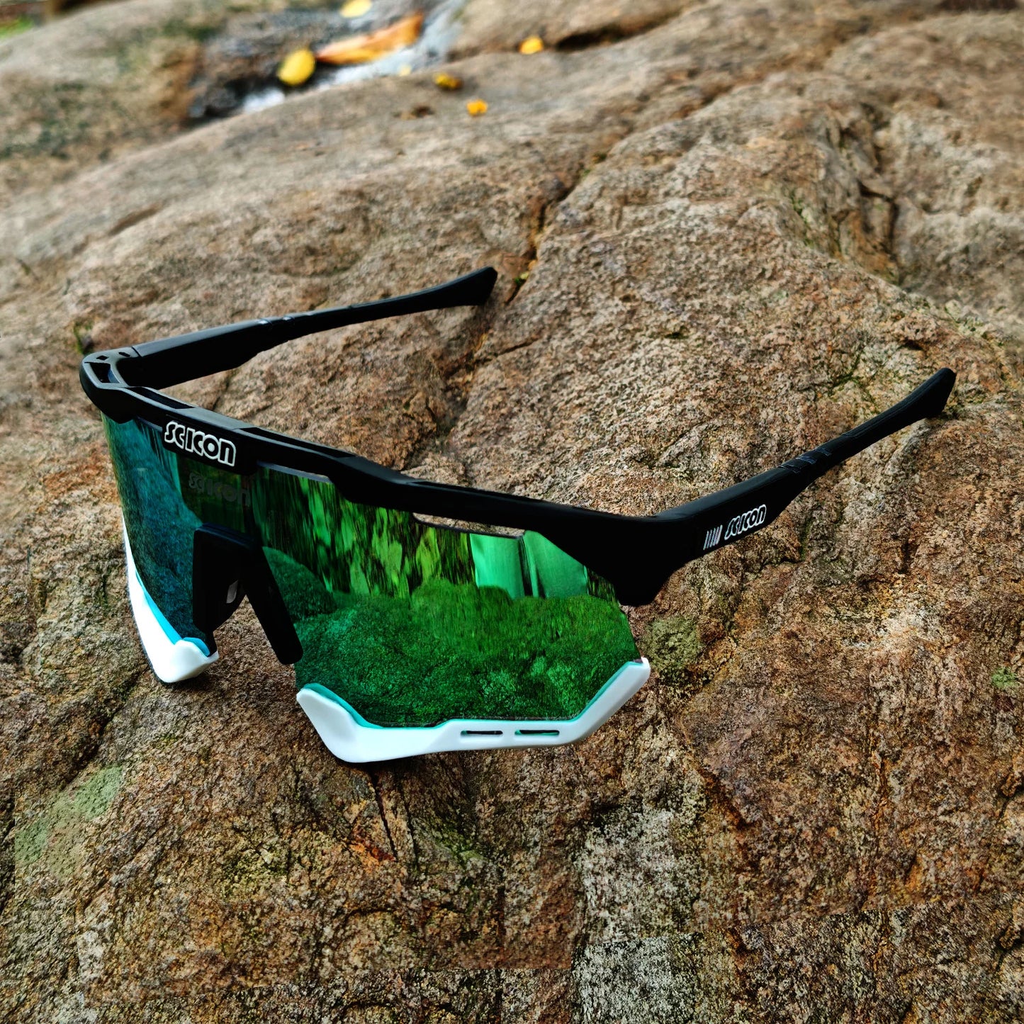 Aggressive Sport Shield Sunglasses