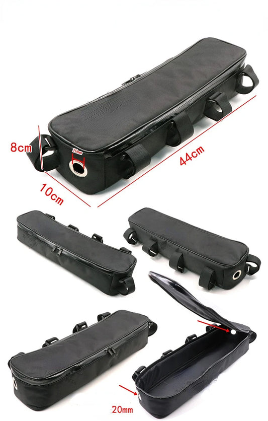 Cassetta degli attrezzi per borsa per telaio del tubo della bicicletta