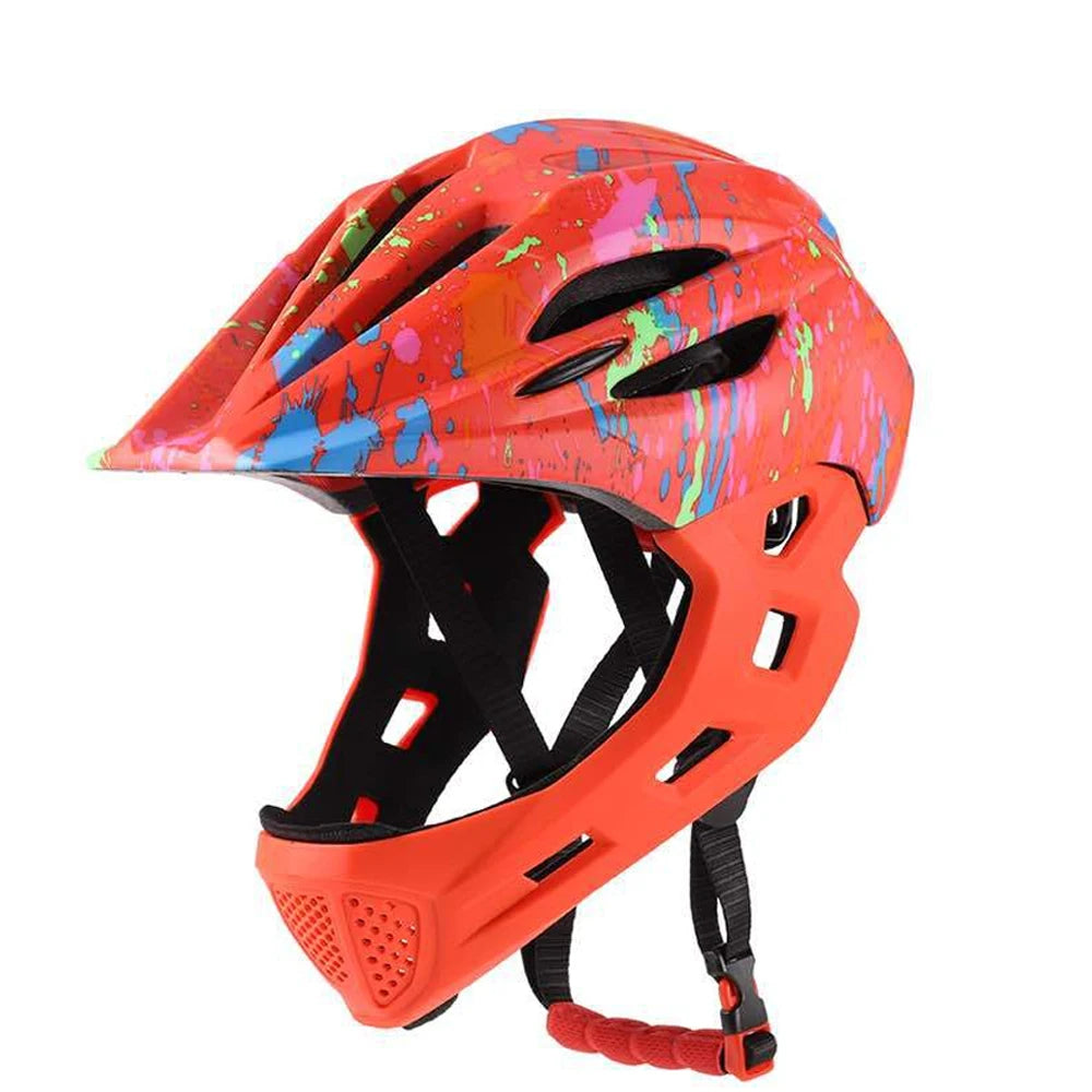 Kids' 2-in-1 Full Face/Open Helmet