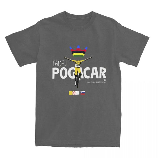 Camiseta de ciclismo Tadej Pogačar para hombre