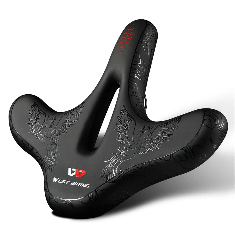 Bequemer breiter Fahrradsattel