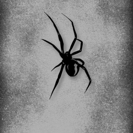 Aggressive "Black Widow" Reflective Decal