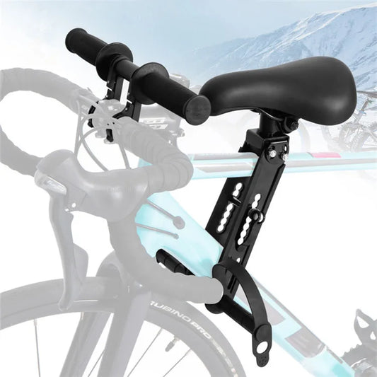 Front-Mounted Child Bicycle Seat with Handlebar