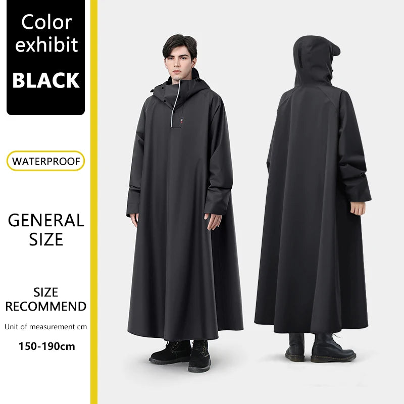 Long Waterproof Cycling Poncho
