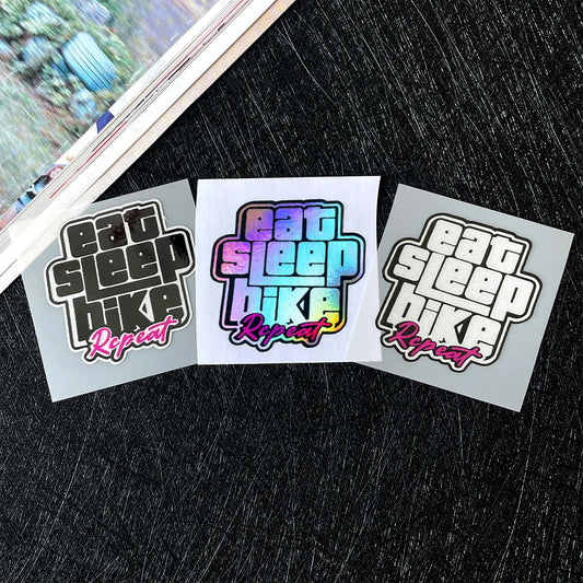 Eat, Sleep, Bike, Repeat" Decal