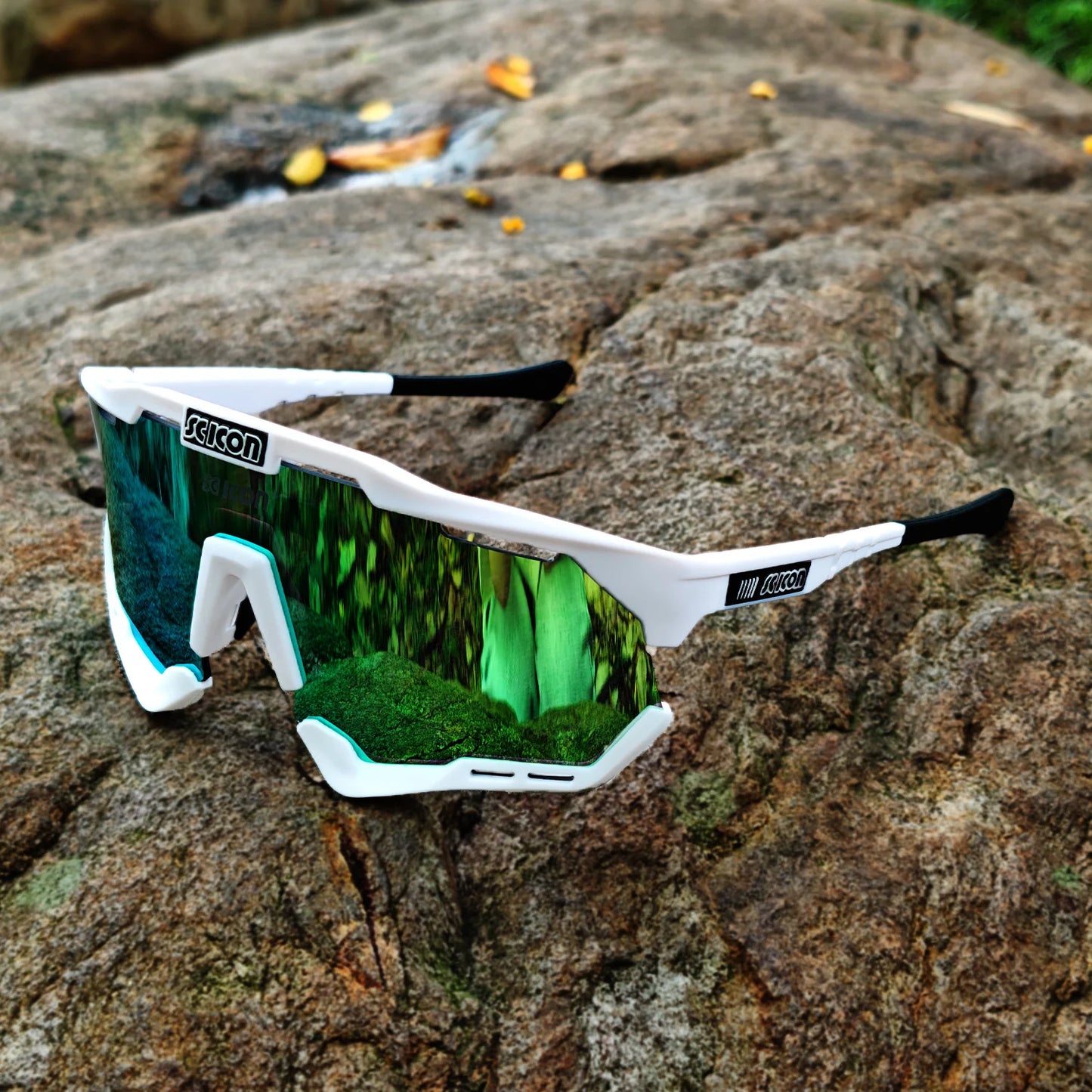 Aggressive Sport Shield Sunglasses