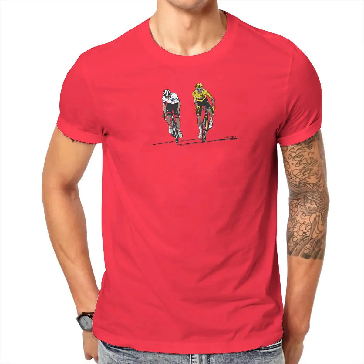 Camicia grafica classica da ciclista