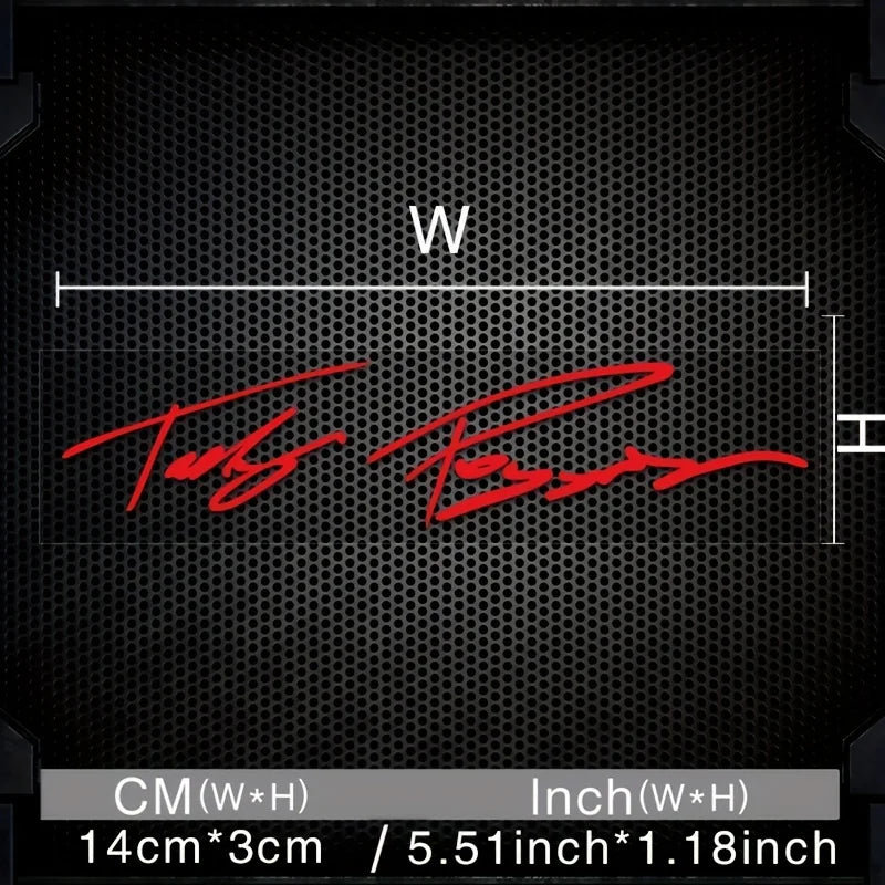 Signature Style Reflective Decal