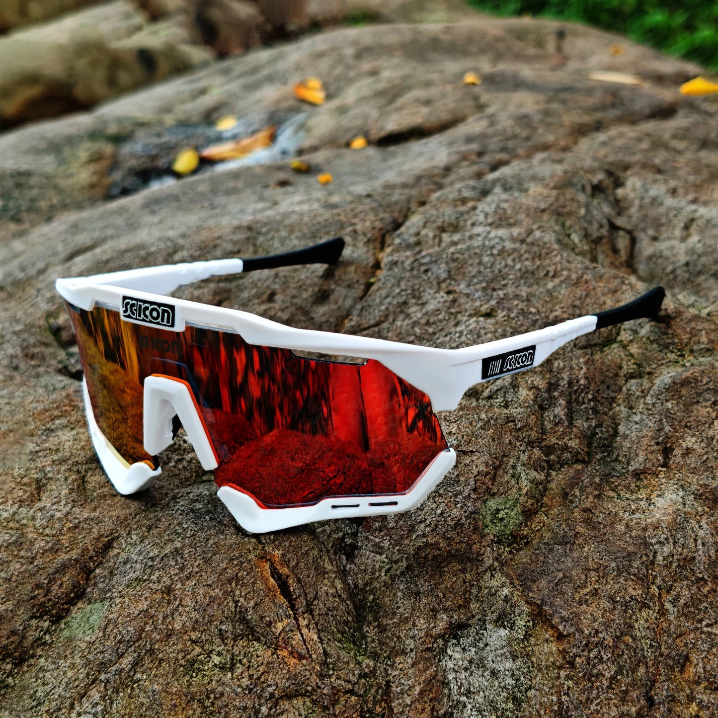 Aggressive Sport Shield Sunglasses