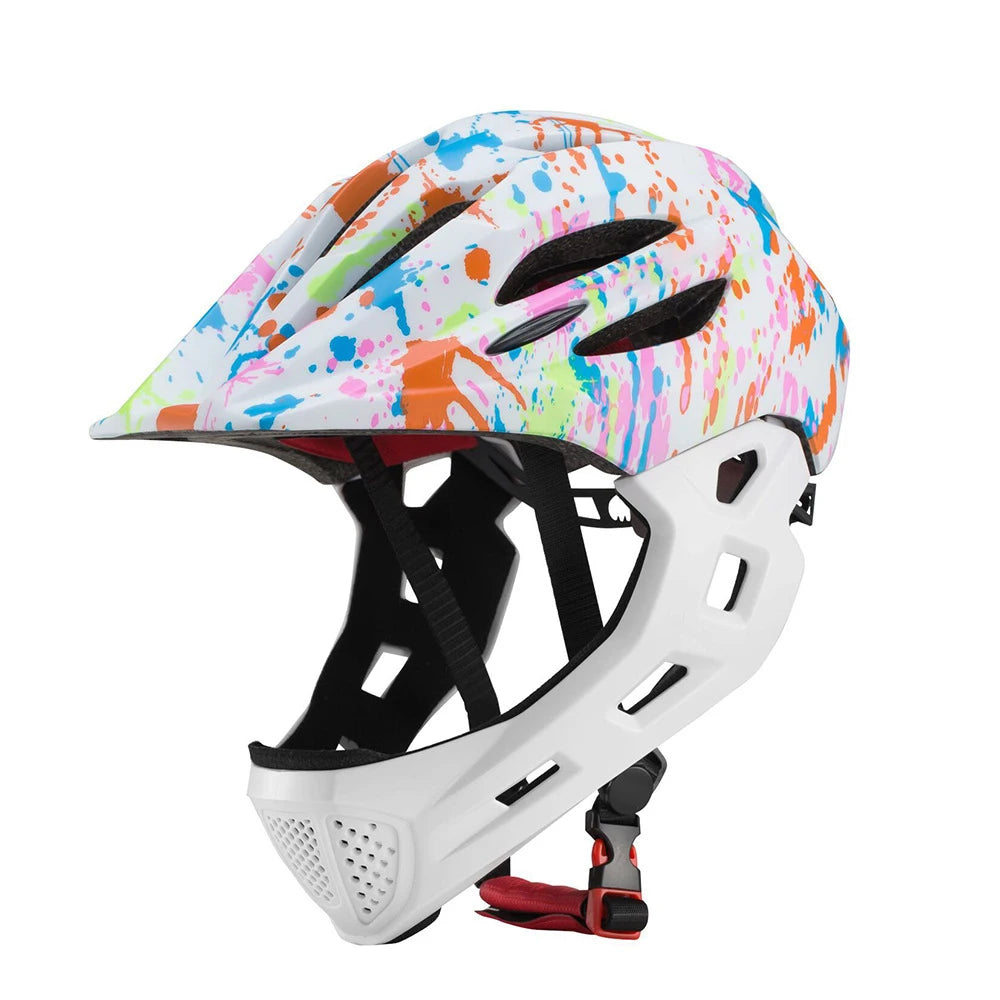 Kids' 2-in-1 Full Face/Open Helmet