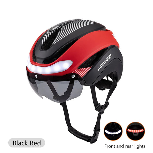 Cyclist Helmet Safety LED Lights