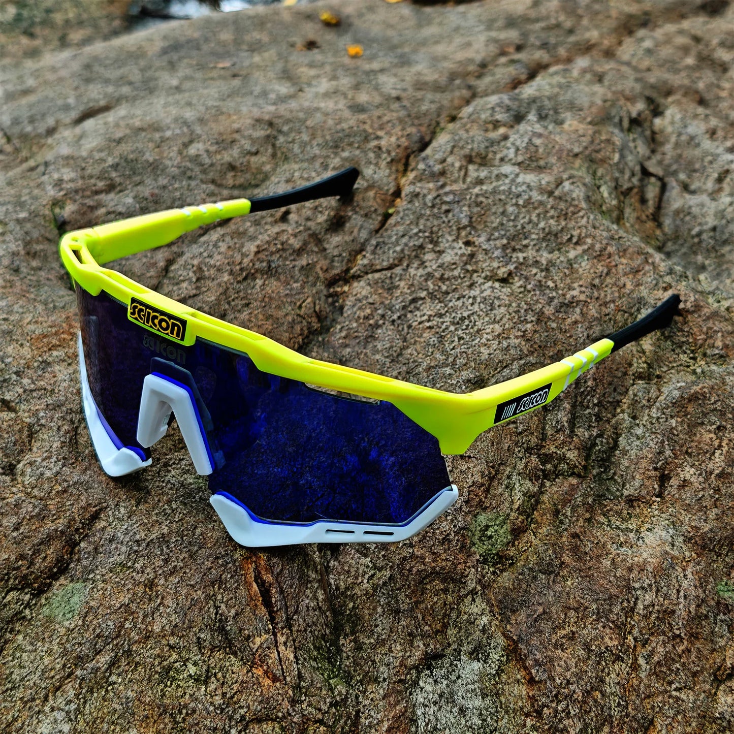 Aggressive Sport Shield Sunglasses