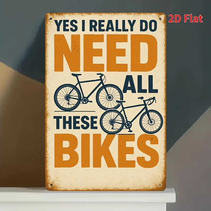 Vintage Fahrrad-Themenschild Wanddekoration
