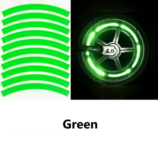 Adesivi riflettenti del bordo per biciclette