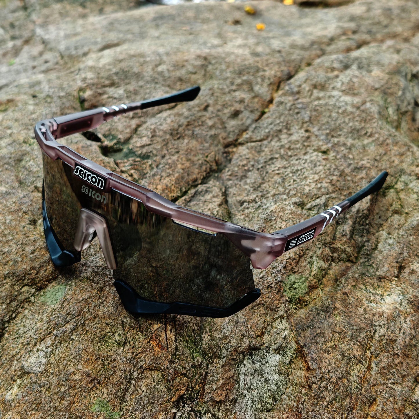 Aggressive Sport Shield Sunglasses