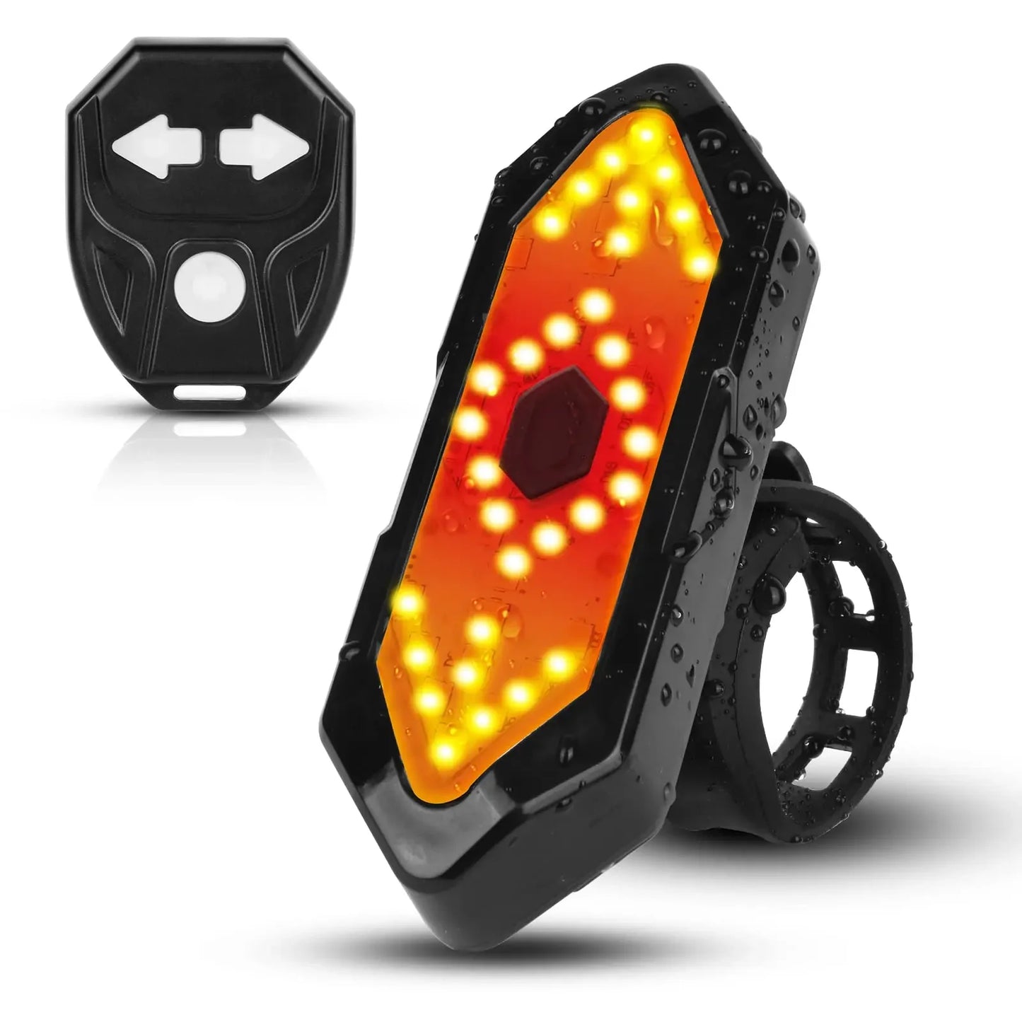 Luz trasera de bicicleta con control remoto inalámbrico