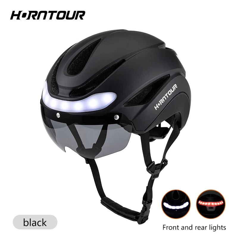 Cyclist Helmet Safety LED Lights