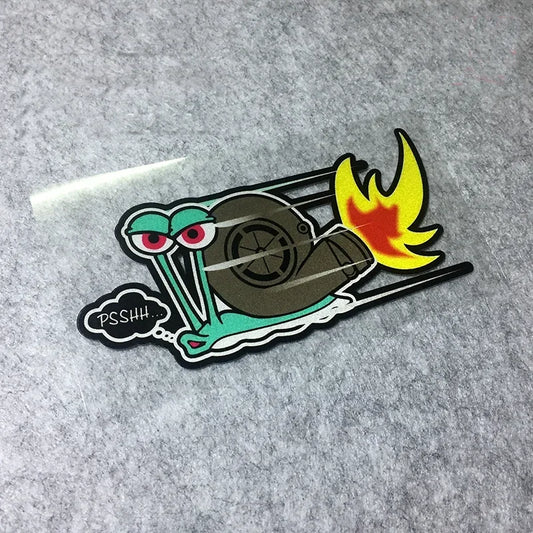 Funny "Turbo Snail" Decals