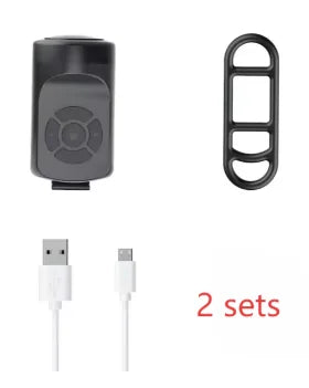 Sonnette électrique pour vélo, chargement USB