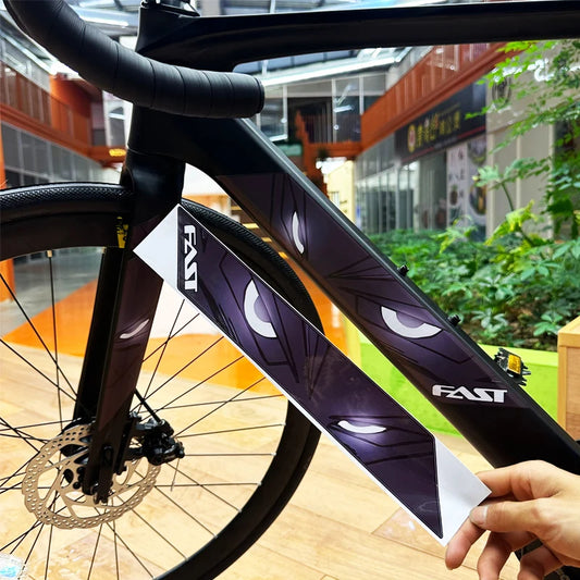 Kit adesivo con cornice pantera nera