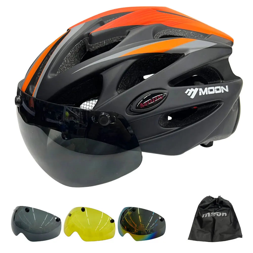 Multi-Sport Helmet with Magnetic Visor