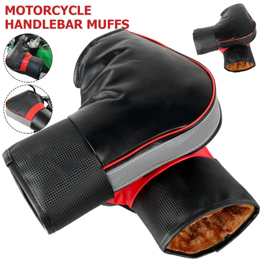 Waterproof & Plush-Lined Handlebar Muffs
