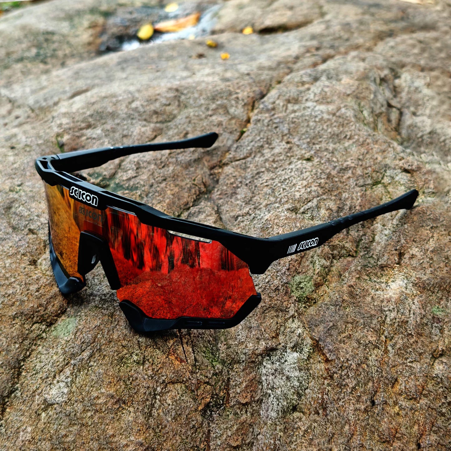Aggressive Sport Shield Sunglasses