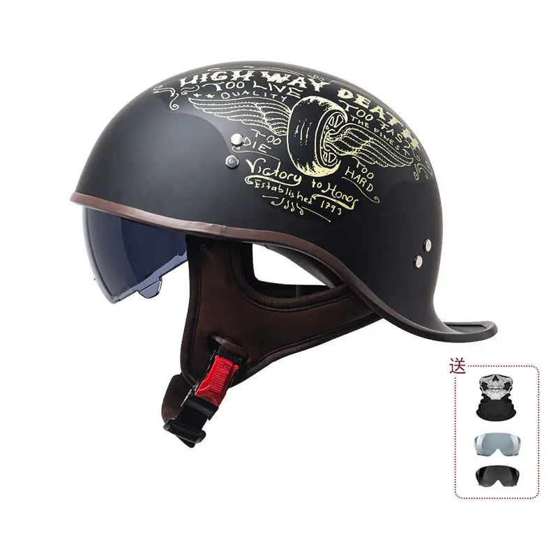 Retro Cruiser Half-Face Helmet