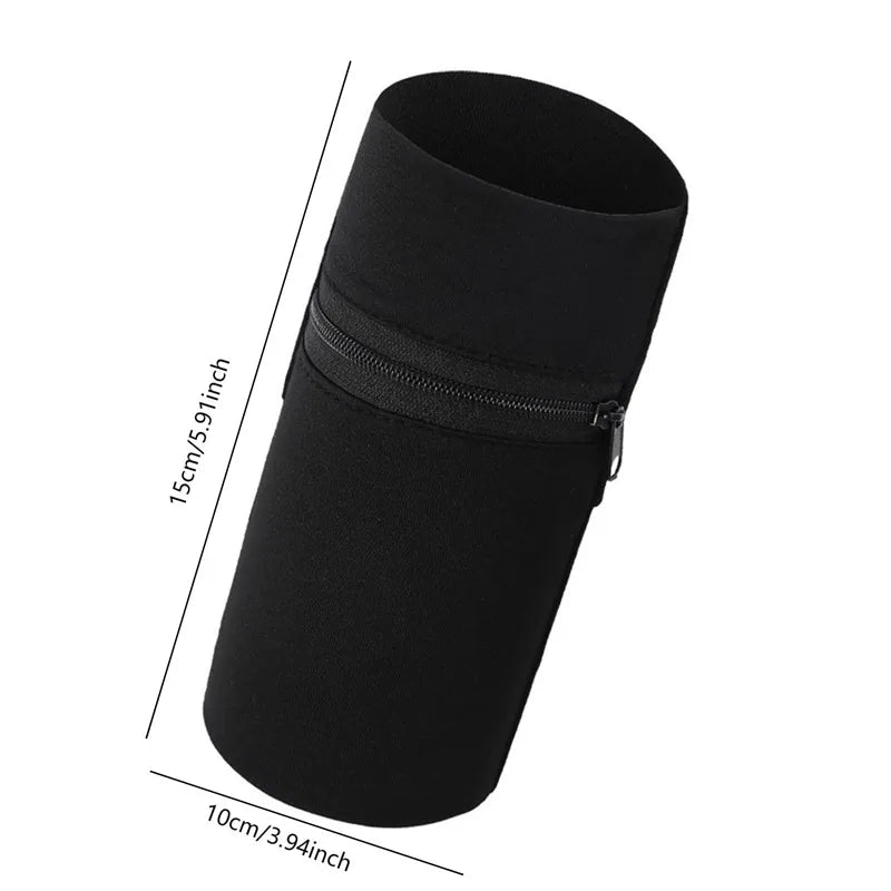 Wrist Wallet with Zipper Pocket