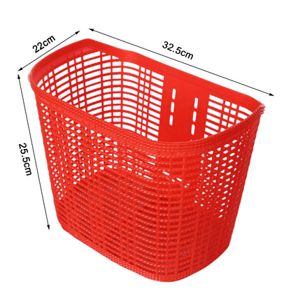 Large Plastic Bike Front Basket – Universal Handlebar Storage