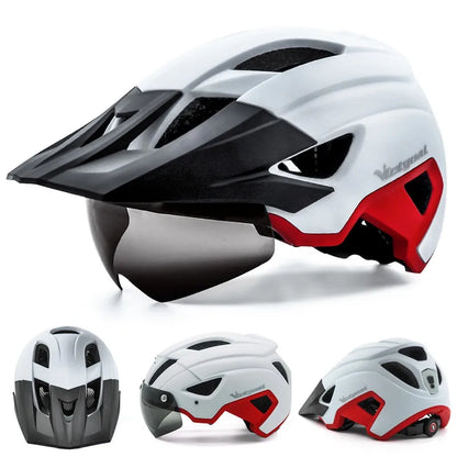 Magnetic Lens Cycling Helmet