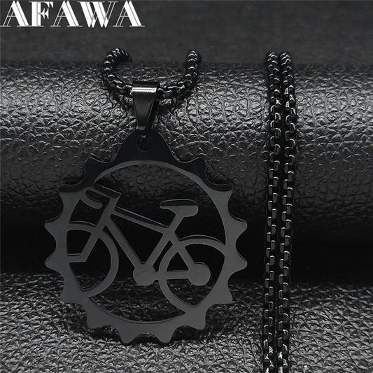Bicycle Long Chain Necklaces 