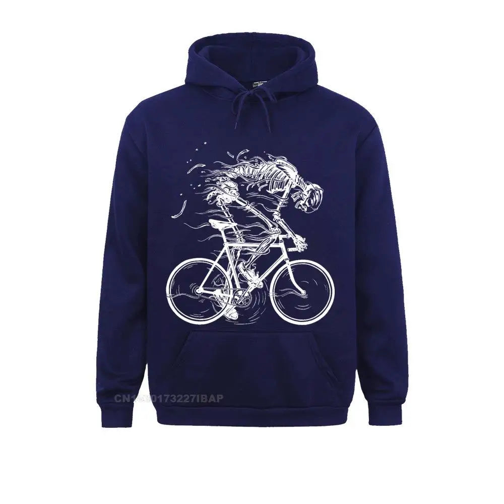 Bike Ride Hell Skeleton Hoodie 