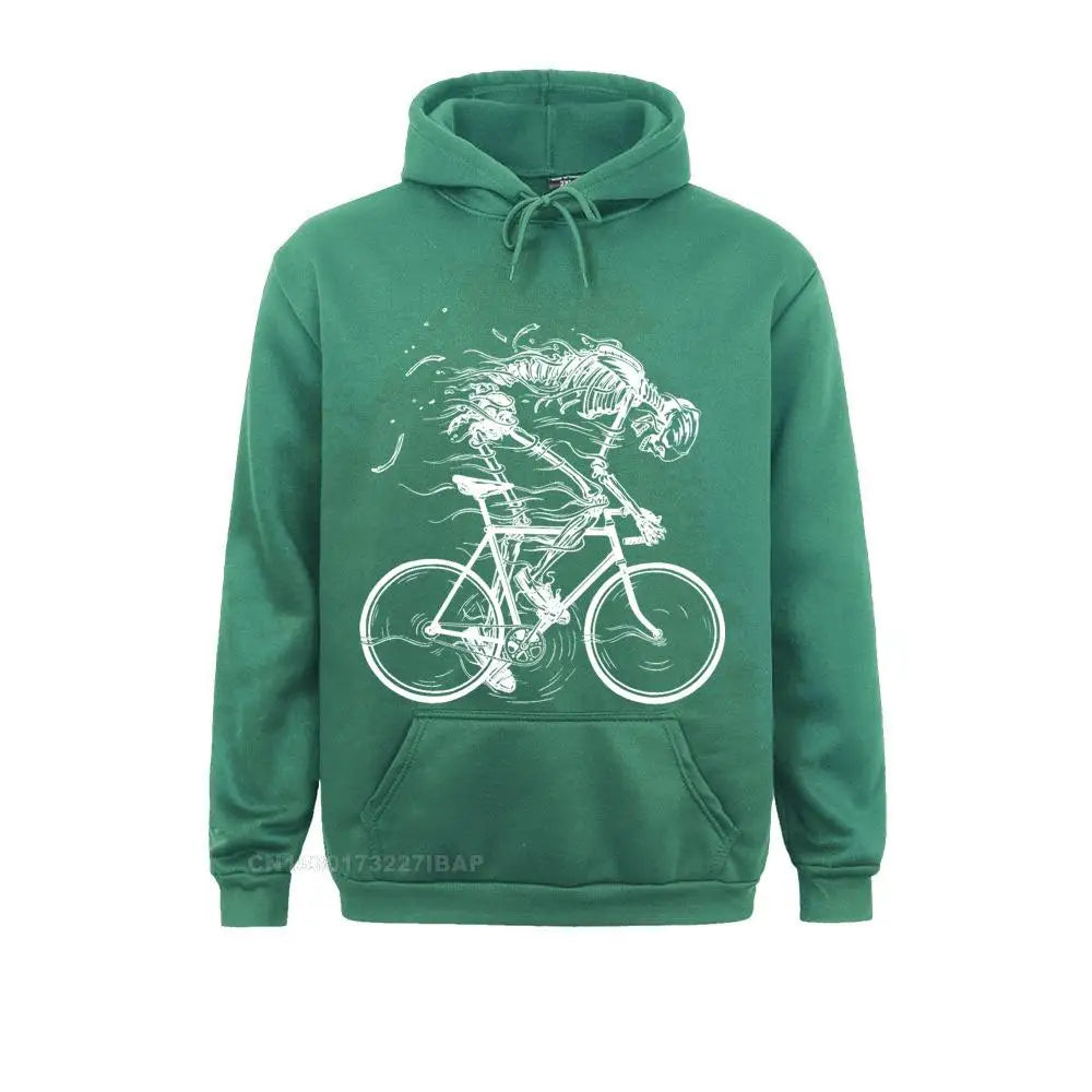 Bike Ride Hell Skeleton Hoodie 