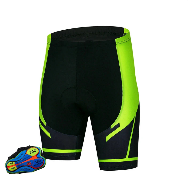 Men’s Team Cycling Bib Shorts – Lycra Quick-Dry