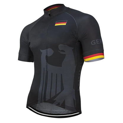Conjunto de camisa de ciclismo da Alemanha 
