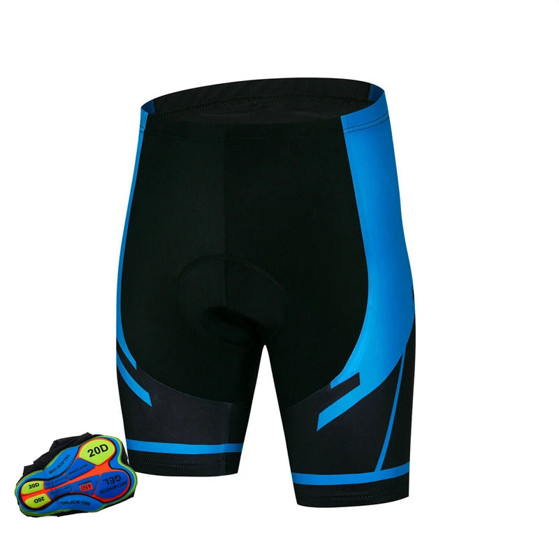 Men’s Team Cycling Bib Shorts – Lycra Quick-Dry