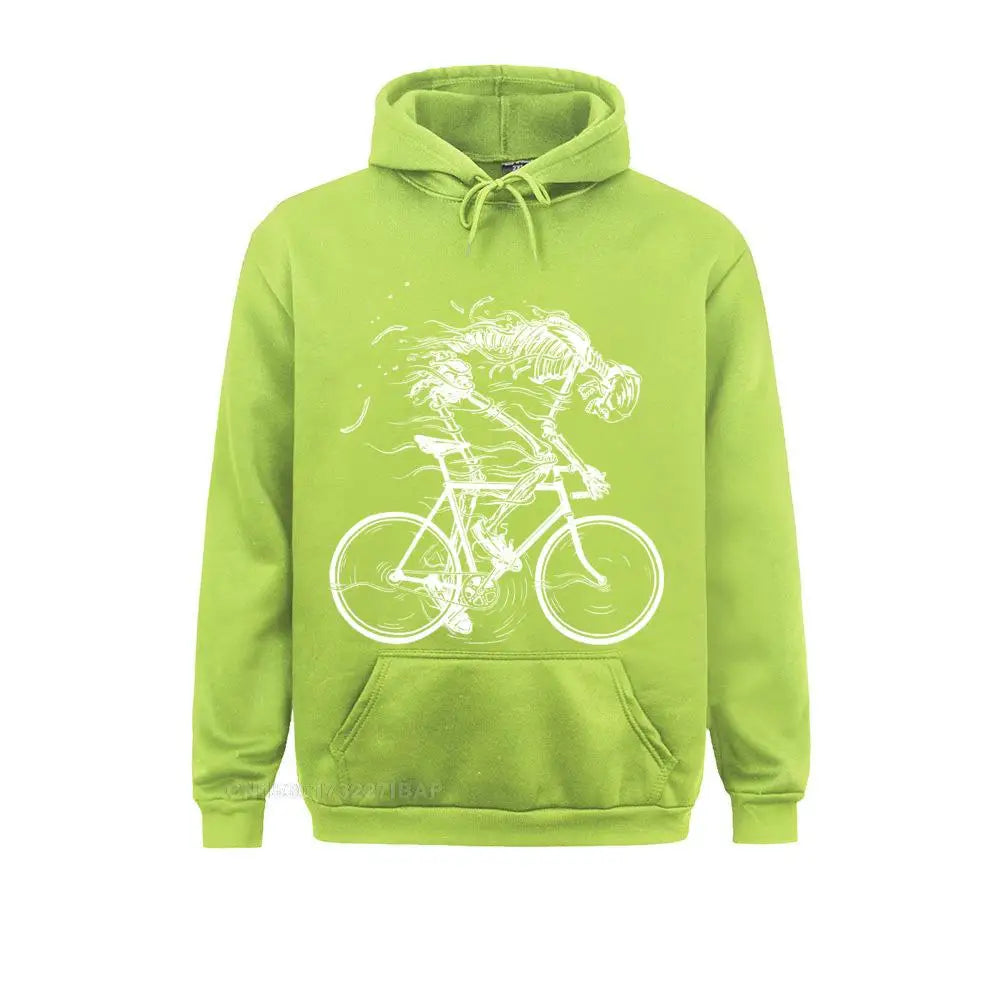 Bike Ride Hell Skeleton Hoodie 